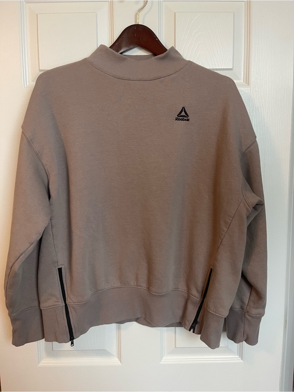 Women’s Reebok Brown Mockneck Sweatshirt